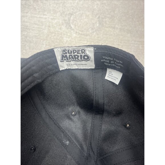 Nintendo Super Mario Brothers Youth Hat Adjustable Snap Back Baseball Cap - Picture 8 of 9